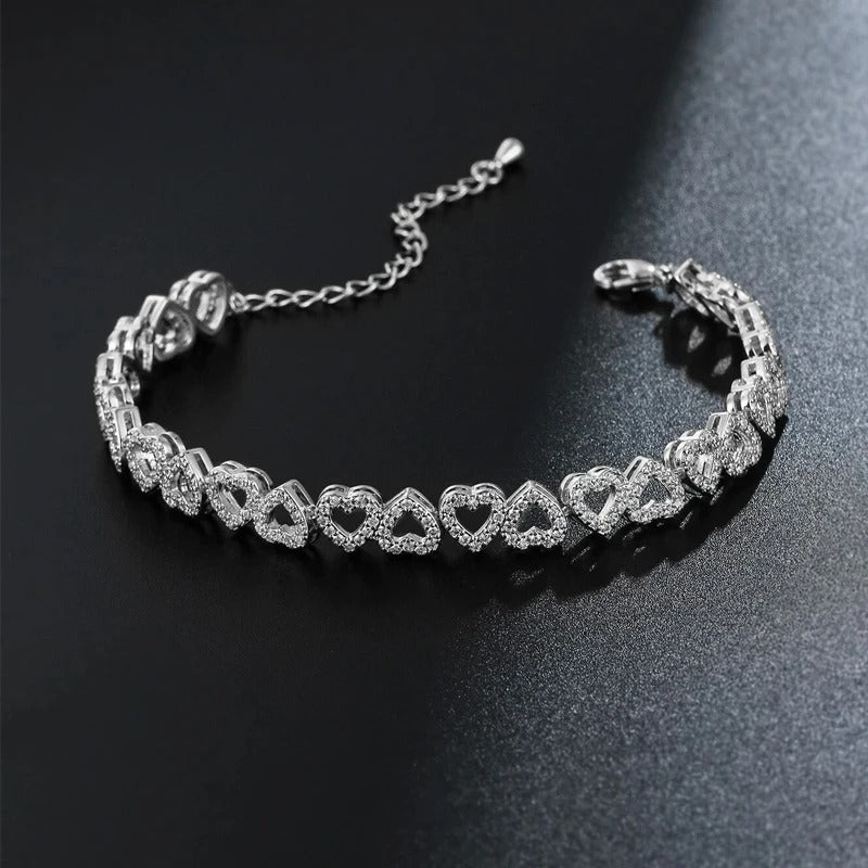 Edelstahl Herzform Armband "Cubo amore lucido no.301" - PITANI