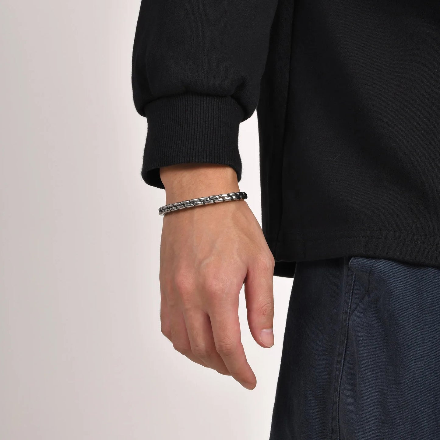 Edelstahl Armreif Armband "no.5204" - PITANI