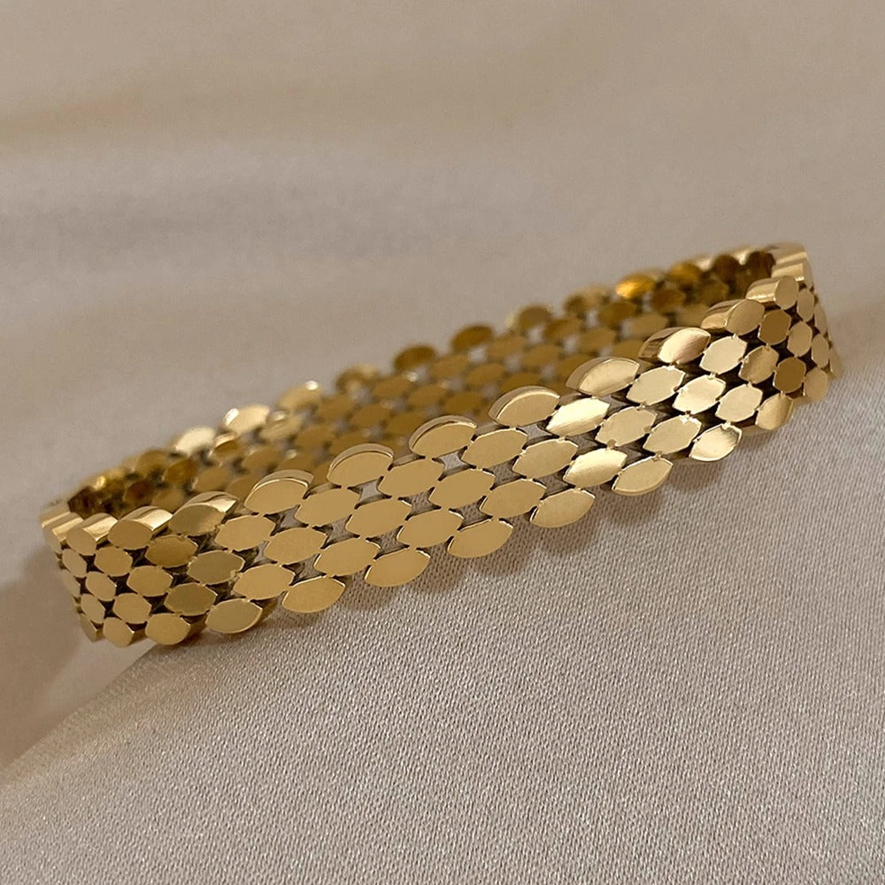 Edelstahl Armband "Bracciale Forma Ovale no.542" - PITANI