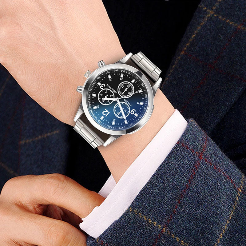 Edelstahl Armbanduhr "Tre Occhi no.400" - PITANI