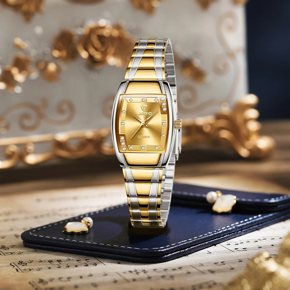 Edelstahl Armbanduhr "Movimento Al Quarzo Di Lusso no.3128" - PITANI