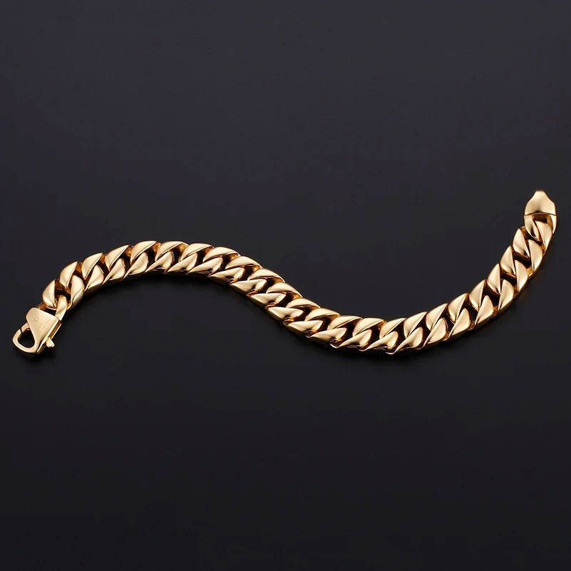 Edelstahl Armband "Catena a Maglie a Cordolo no.527" - PITANI