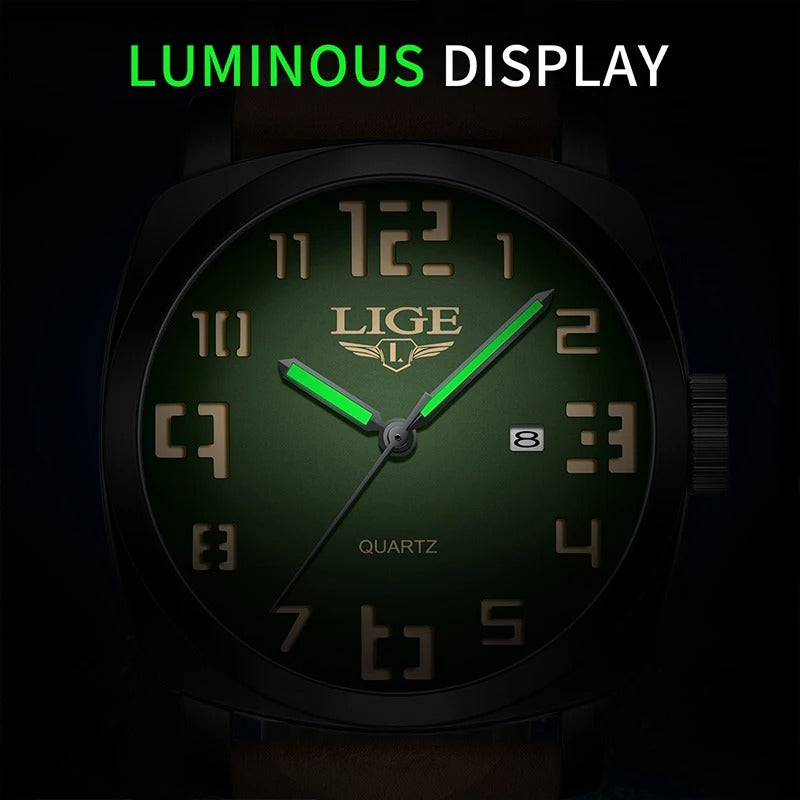 Leder Armbanduhr "Orologi Cinturino In Pelle Calendario no.429" - PITANI