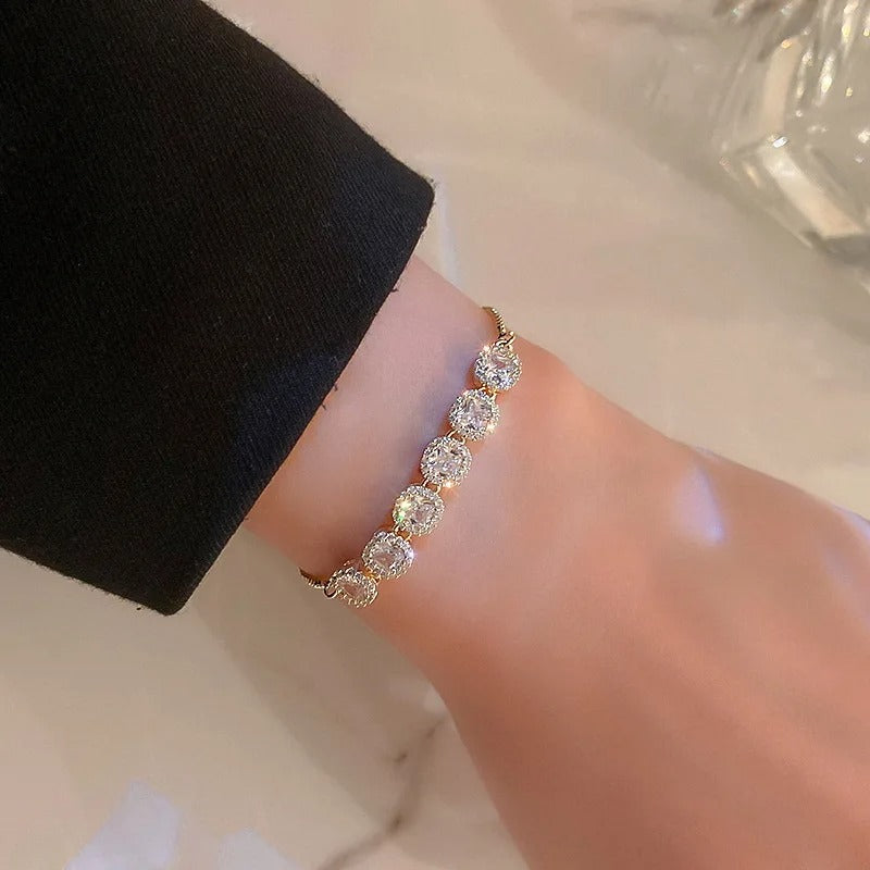 Edelstahl Glitzer Armband "Placcato di alta qualità no.516" - PITANI