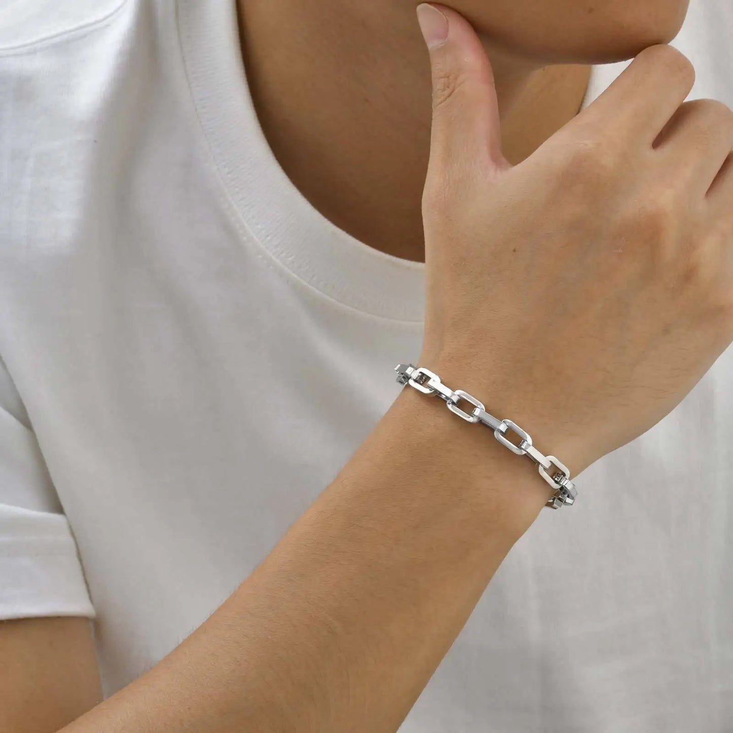 Edelstahl Armband "Braccialetti a Catena a Maglie no.5309" - PITANI