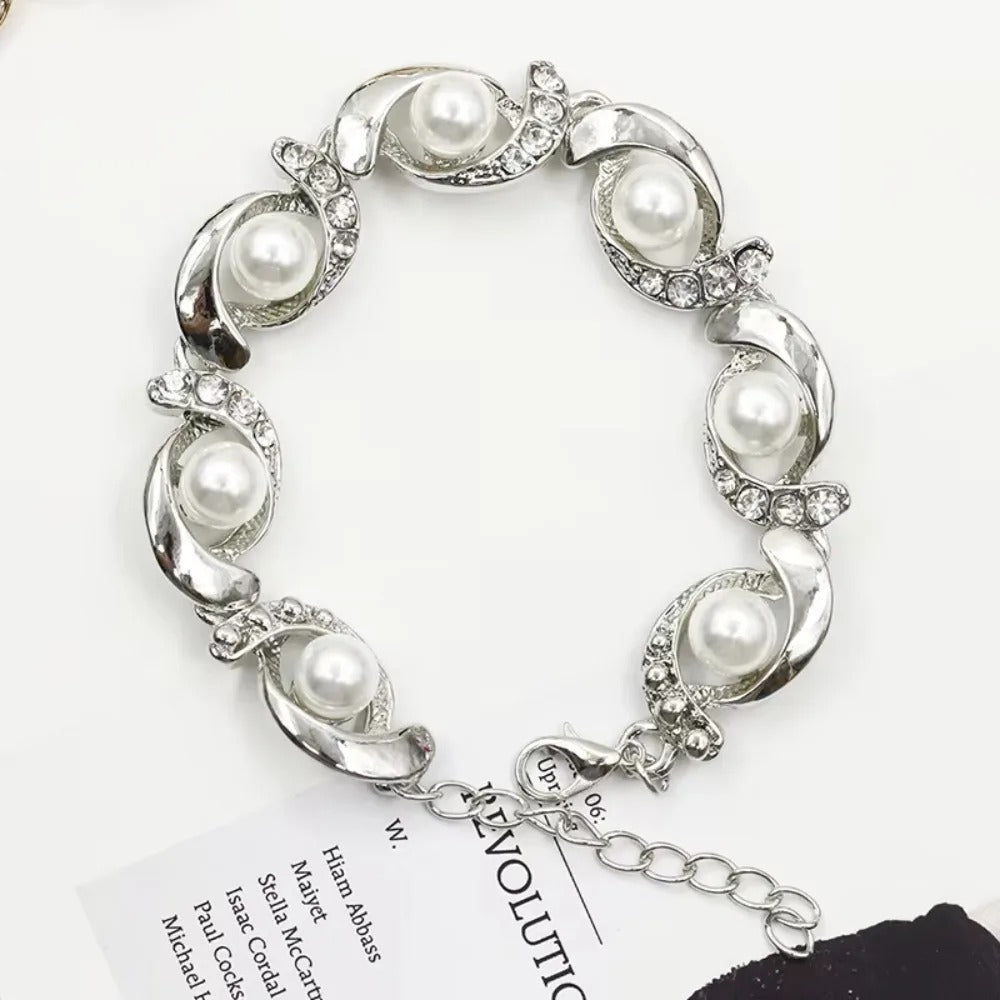 Edelstahl Perlen Armband "Perla Imitazione no.5224" - PITANI