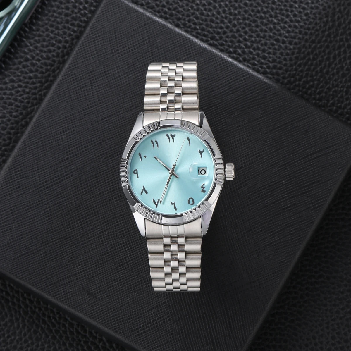 Edelstahl Automatik Armbanduhr "Orologio Blu di Numeri Arabi no.423" - PITANI
