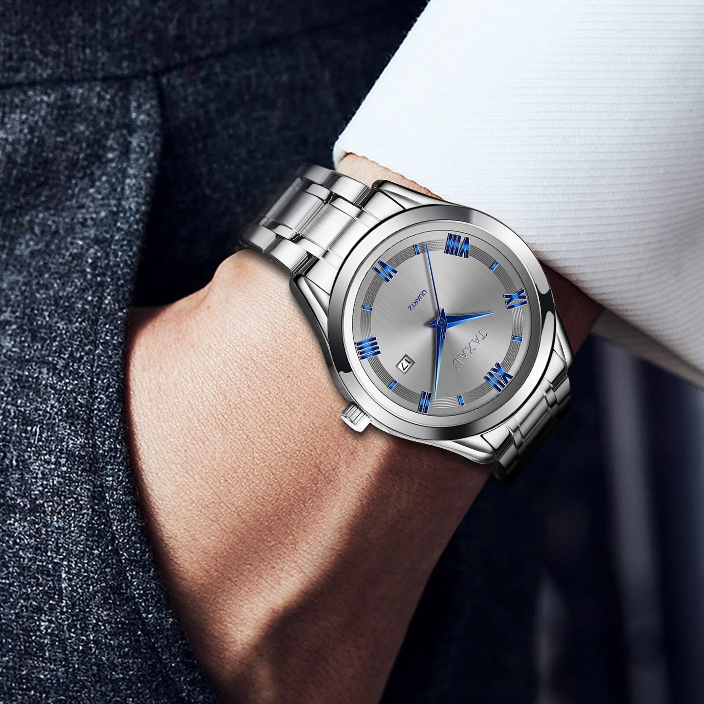 Edelstahl Armbanduhr "Forma di Lusso no.318" - PITANI
