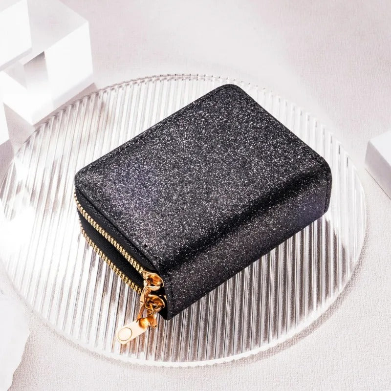 Premium Glitzer Geldbeutel "Doppia cerniera no.314" - PITANI