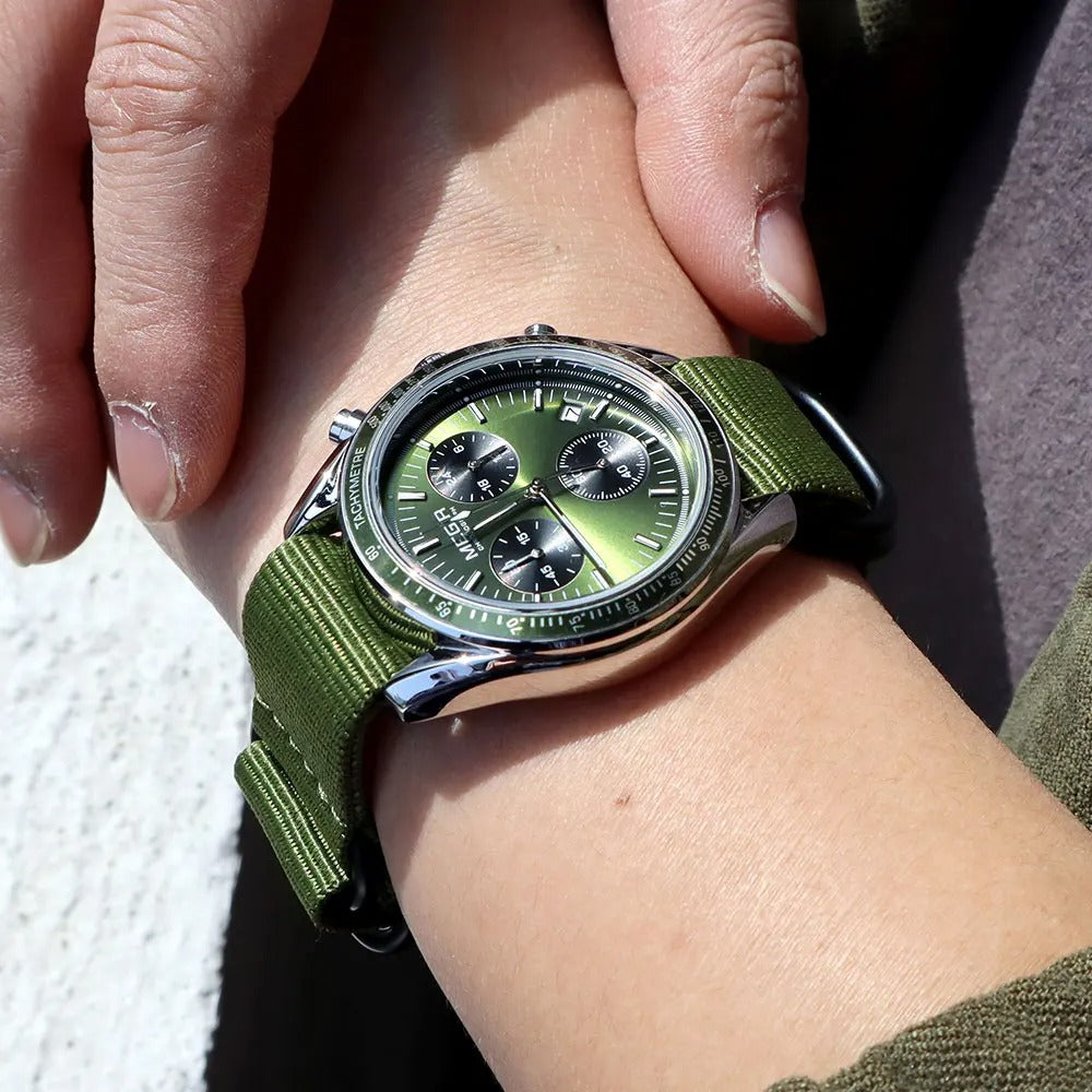 Stoff Armbanduhr "Cinturino Intrecciato Impermeabile no.4157" - PITANI