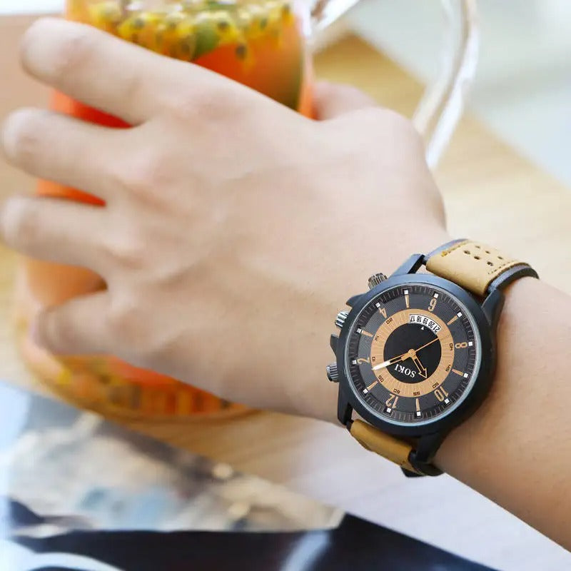 Leder Armbanduhr "Orologi Cinturino In Pelle no.839" - PITANI