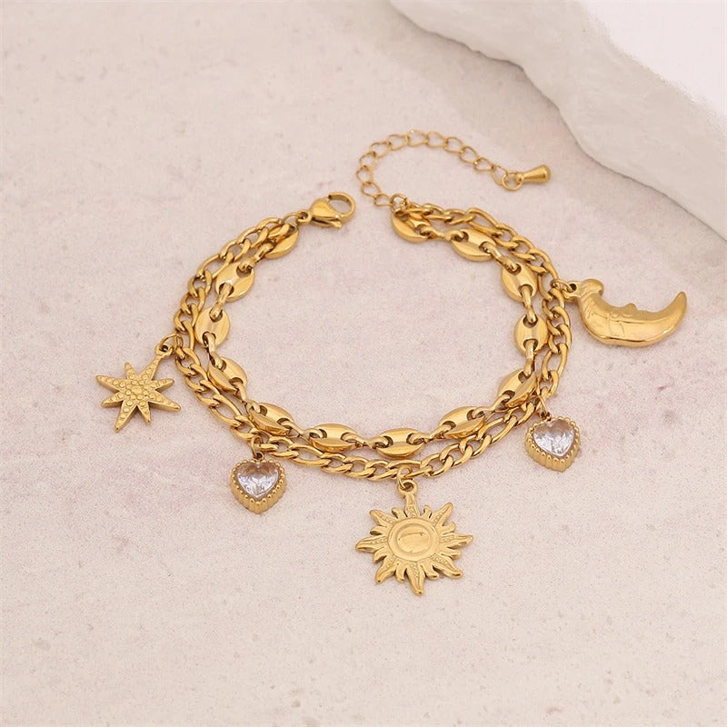 Edelstahl Armband mit verschiedenen Motiven "Nuova Moda no.5303" - PITANI