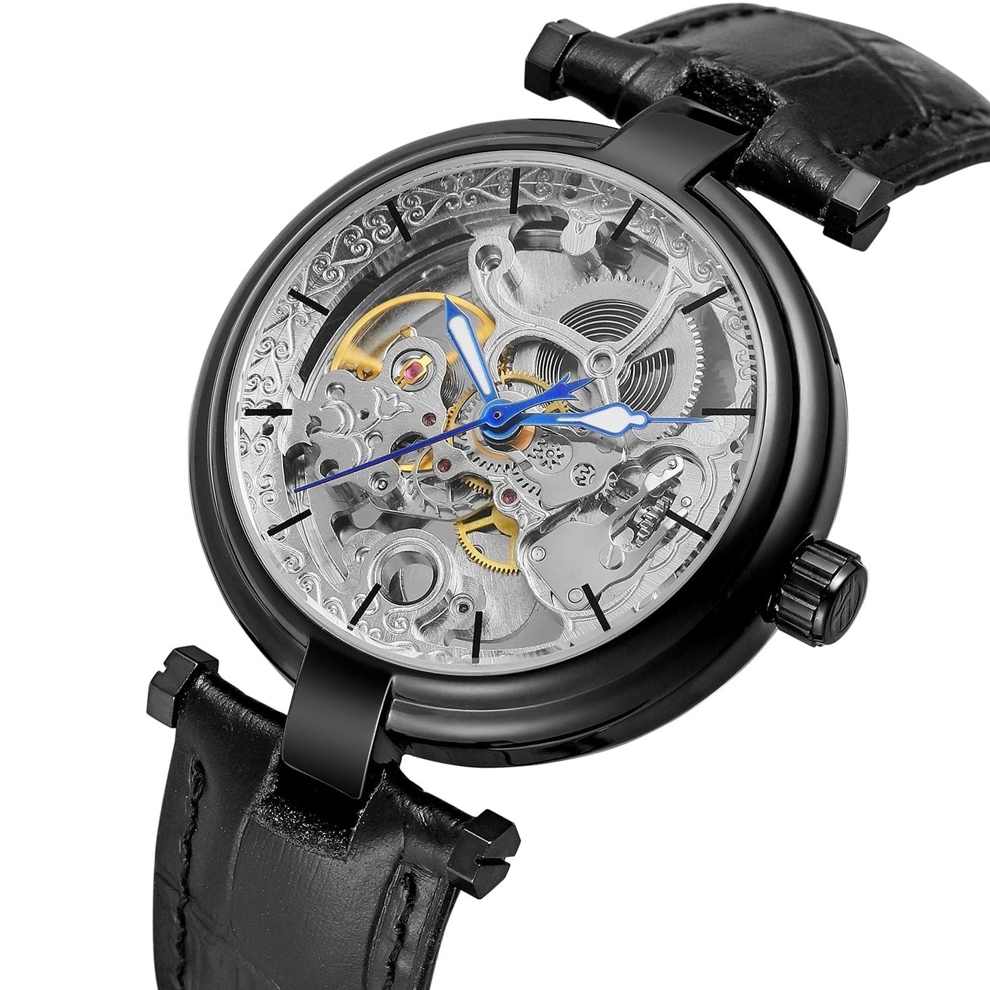 Leder Automatik Armbanduhr "Guarda Il Design Unico no.460" - PITANI