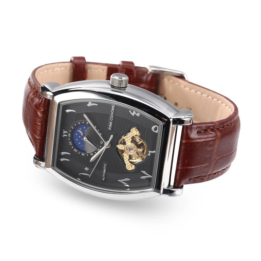 Automatik Leder Armbanduhr "Movimento Meccanico no.141" - PITANI