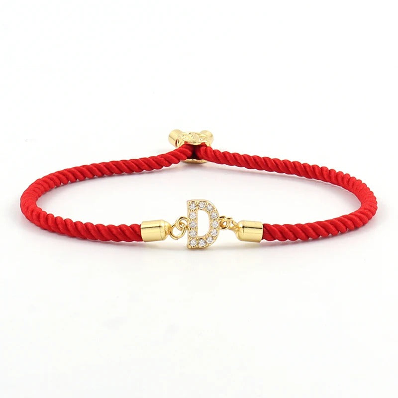 Stoff Buchstaben Armband "Lettera iniziale no.304" - PITANI