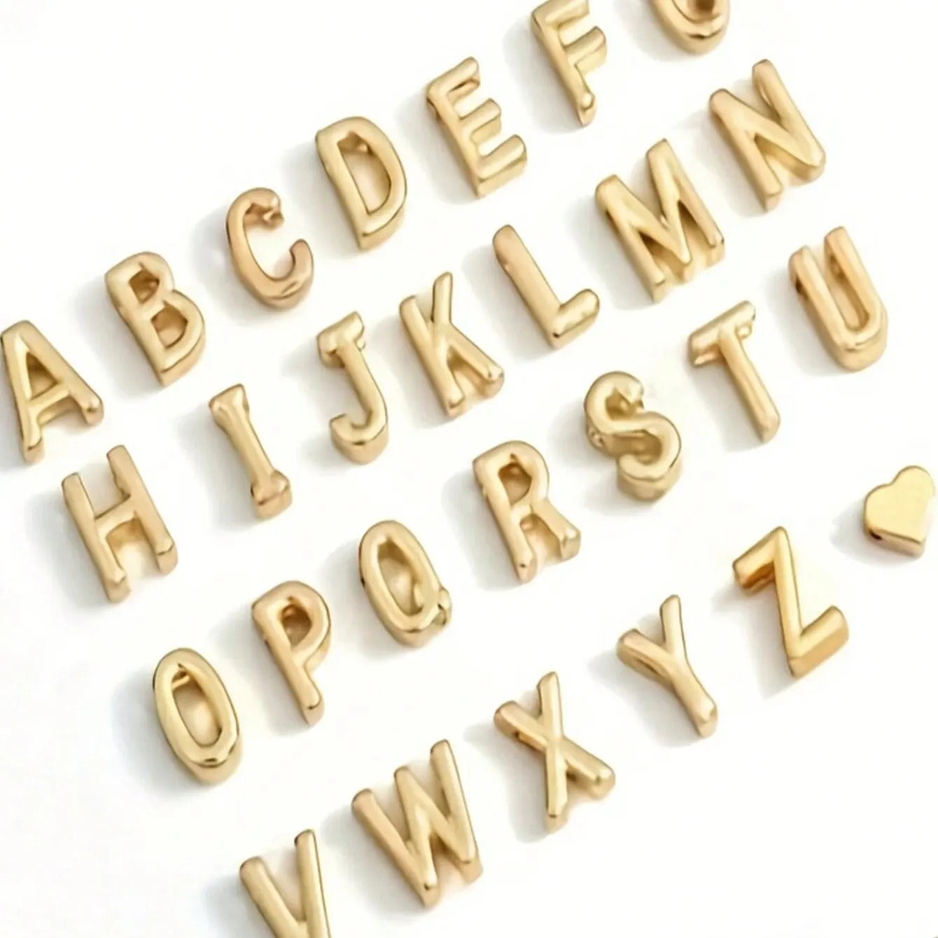 Edelstahl Buchstaben Armband "Bracciale a forma di cuore no.303" - PITANI