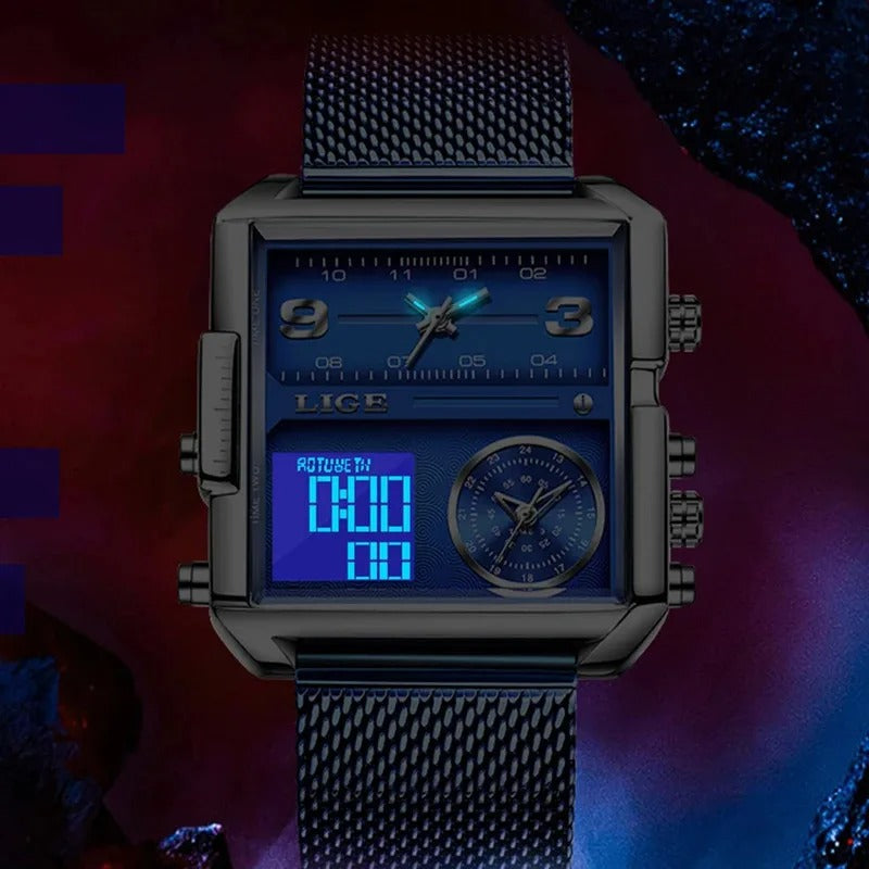 Edelstahl Armbanduhr "Impermeabile Militare Luminoso no.433" - PITANI
