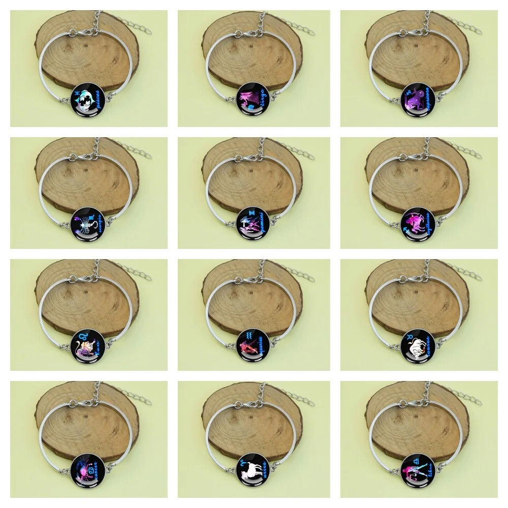 Edelstahl Sternzeichen Armband "Bracciale 12 Zodiaco no.546" - PITANI