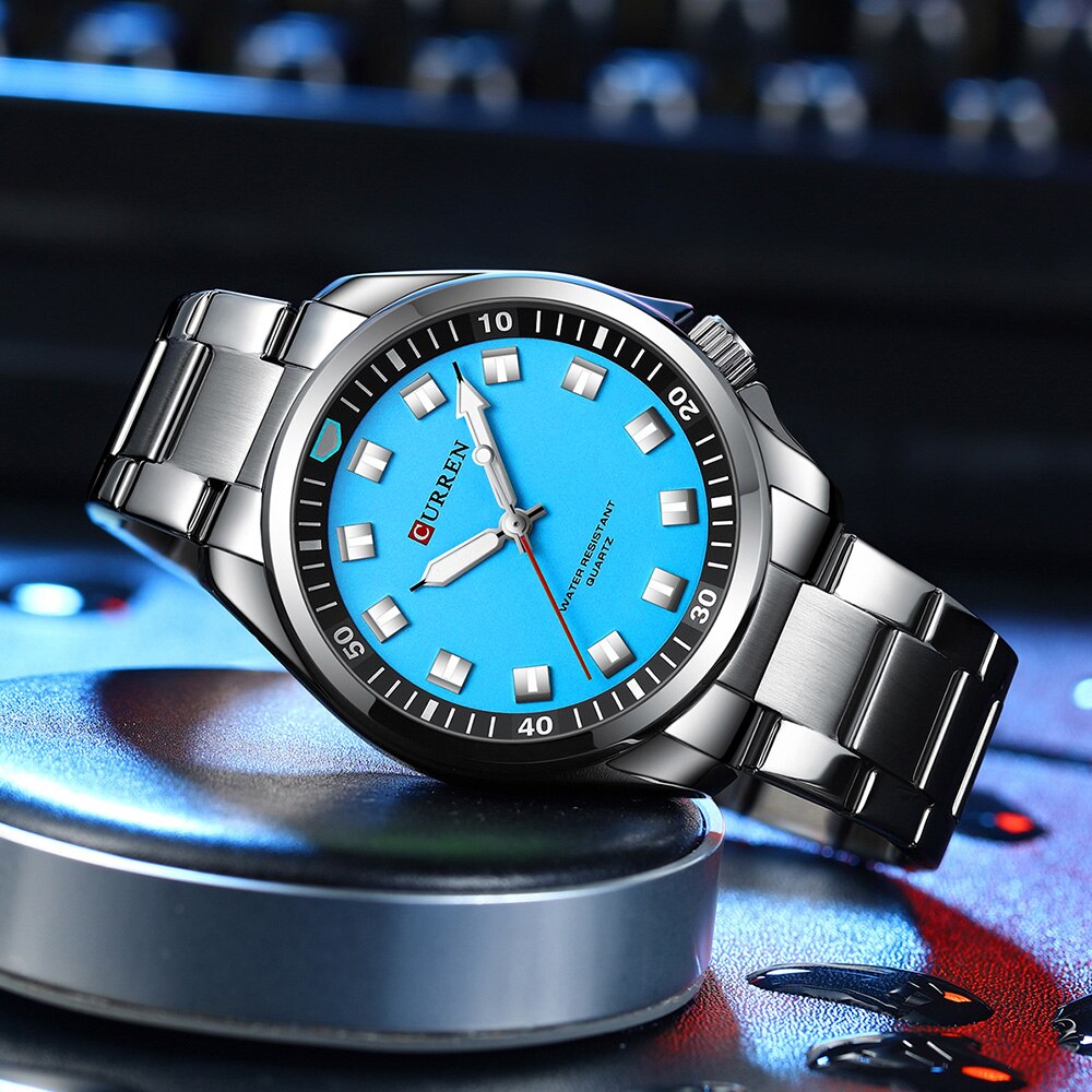 Edelstahl Armbanduhr "Vetro Zaffiro no.409" - PITANI