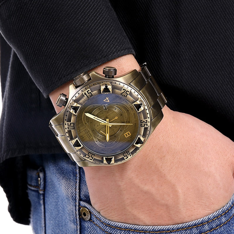 Edelstahl Armbanduhr "Bronzo no.268" - PITANI