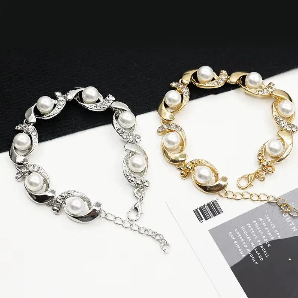Edelstahl Perlen Armband "Perla Imitazione no.5224" - PITANI