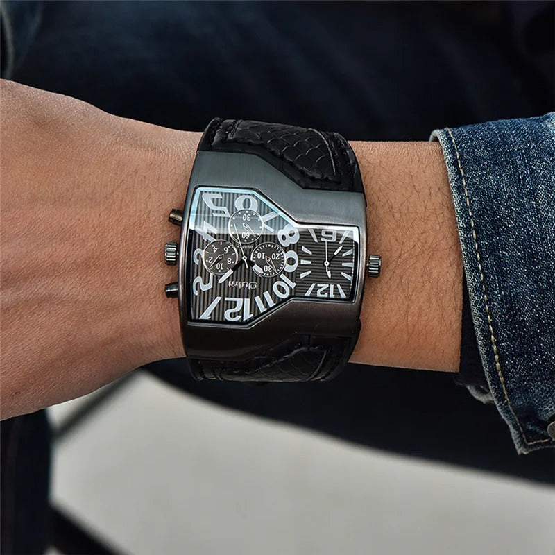 Leder Armbanduhr "All'aperto no.816" - PITANI