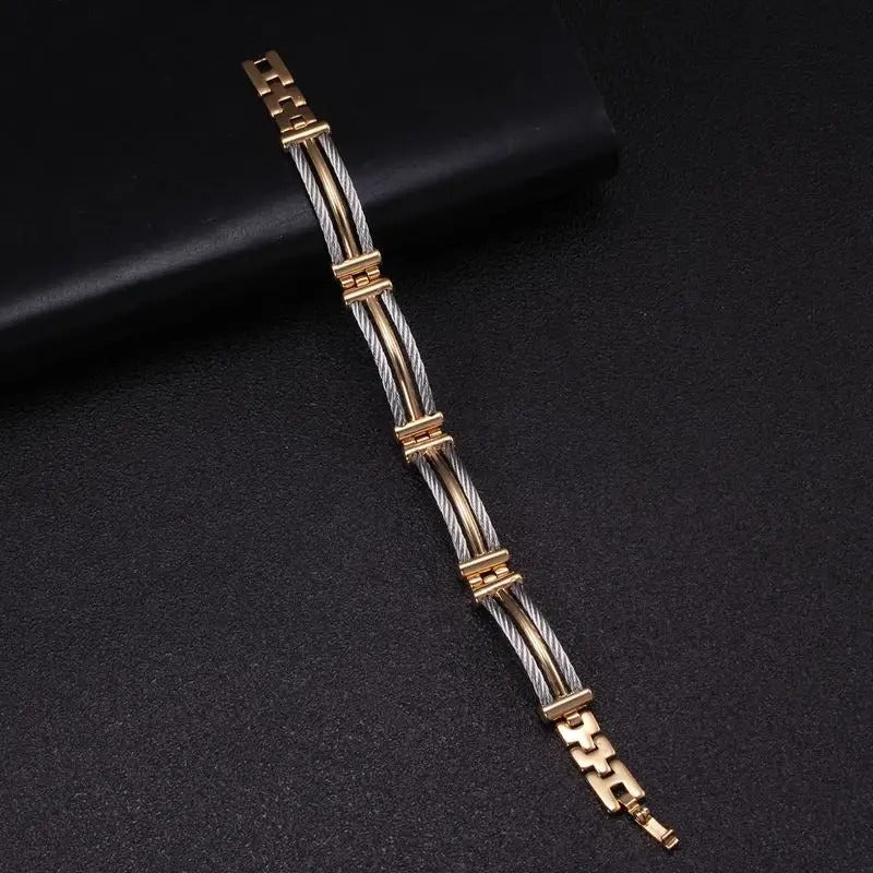Edelstahl Armband "Giunzione Di Maglie Di Catena no.538" - PITANI