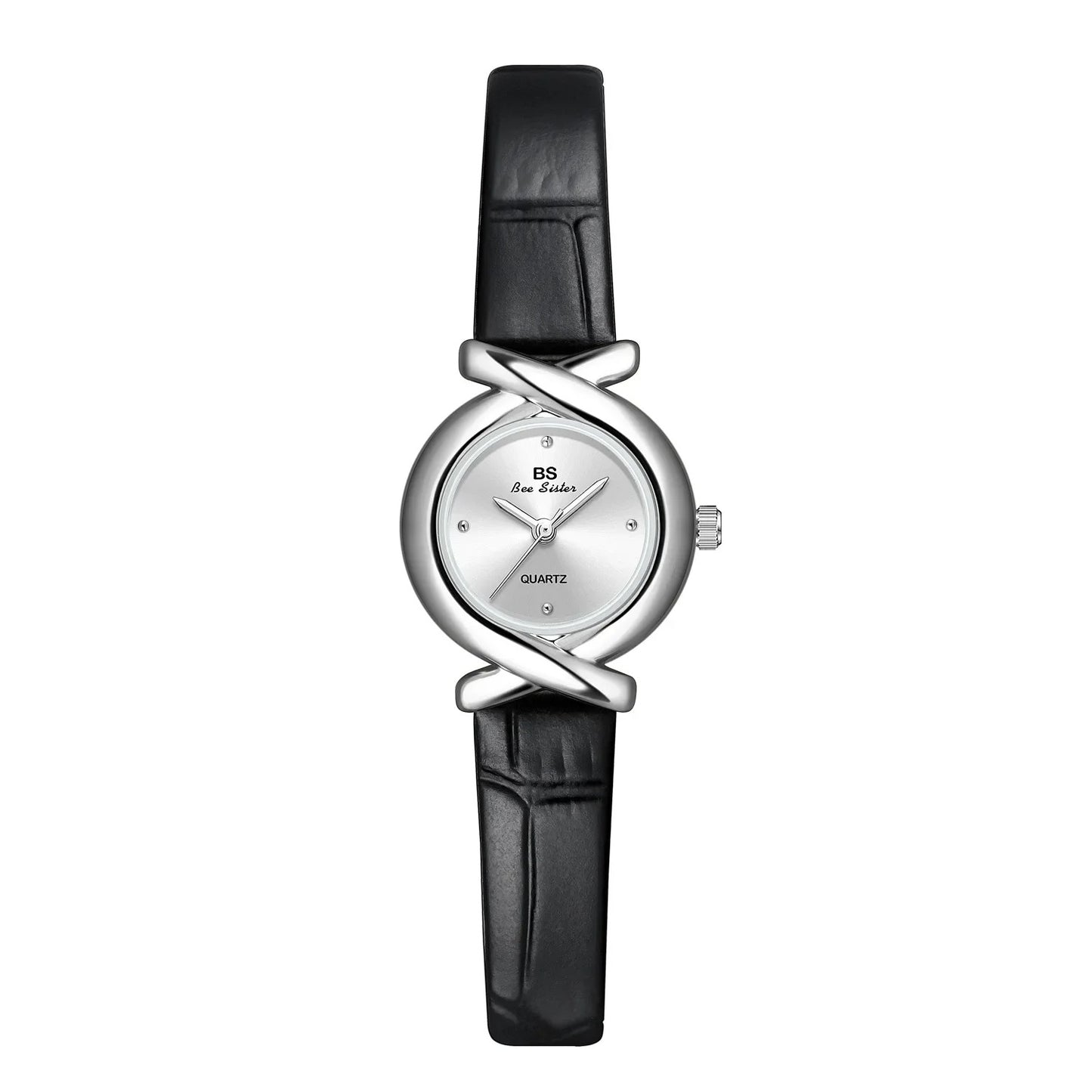 Leder Armbanduhr mit künstlerischer Lünette "Guarda Le Ragazze Che Amano no.3163" - PITANI