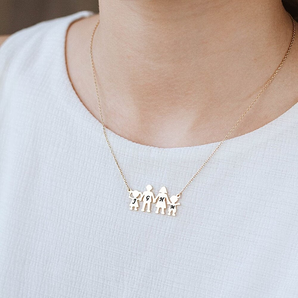 Personalisierte Edelstahl Halskette "Nome delle iniziali no.101" - PITANI