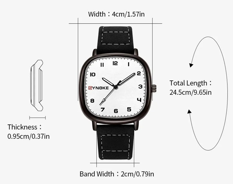 Stoff/Leder Armbanduhr "Cinturino in pelle no. 513" - PITANI