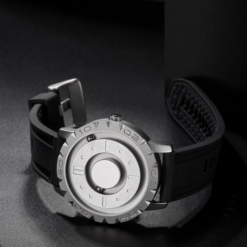 Magnetische Edelstahl Armbanduhr "Insolito no.943" - PITANI