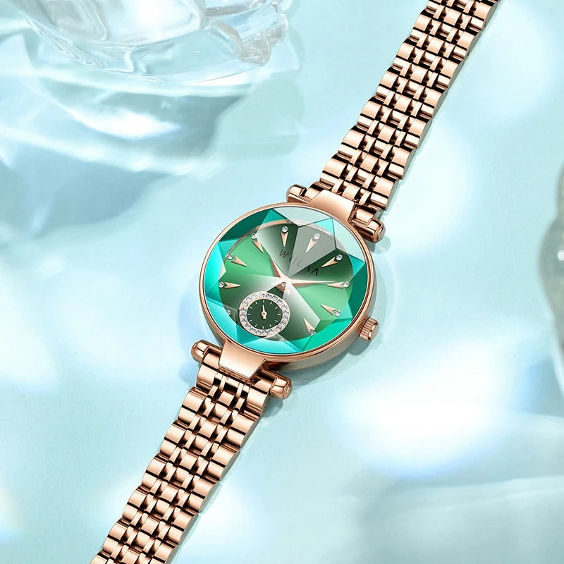 Edelstahl Armbanduhr "Orologio Da Donna Con Strass no.3121" - PITANI