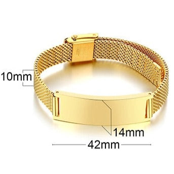 Personalisiertes Edelstahl Armband "Ispirazione di bellaza no.195" - PITANI