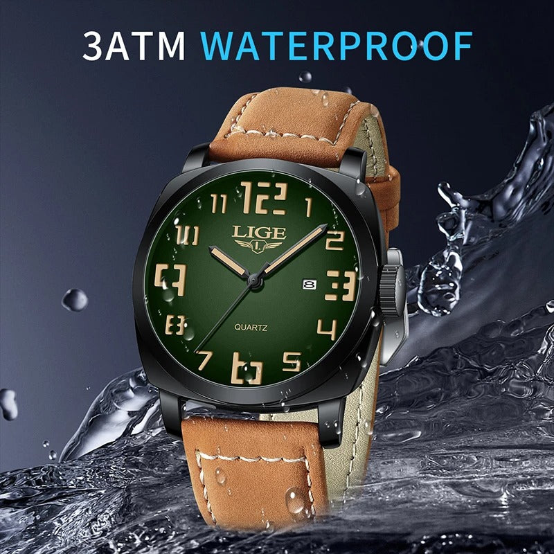 Leder Armbanduhr "Orologi Cinturino In Pelle Calendario no.429" - PITANI