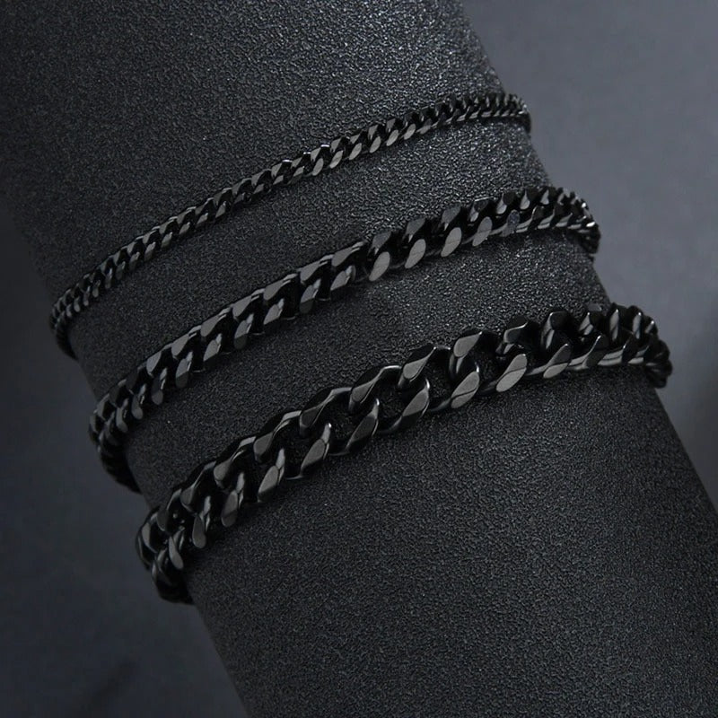 Edelstahl Armband "Bracciale a Catena Cubana no.524" - PITANI