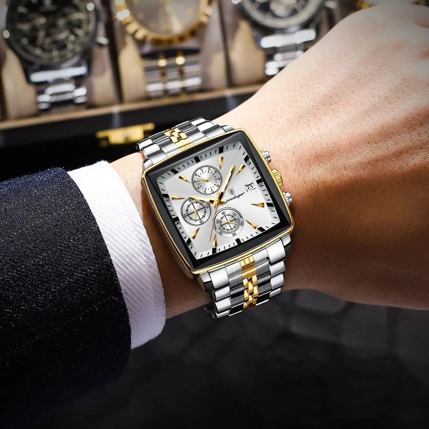 Edelstahl Armbanduhr "Orologio Al Quarzo Da Uomo no.419" - PITANI