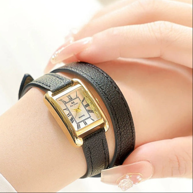Vintage-Style Leder Armbanduhr "Orologi Da Polso Al Quarzo no.3155" - PITANI