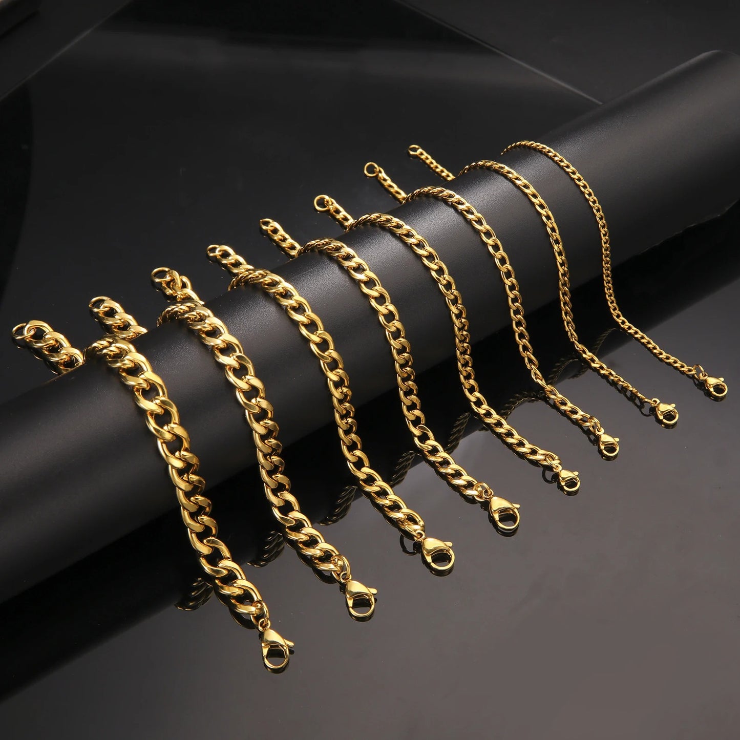 Edelstahl Armband in Silber oder Gold "Bracciale minimalista no.5203" - PITANI