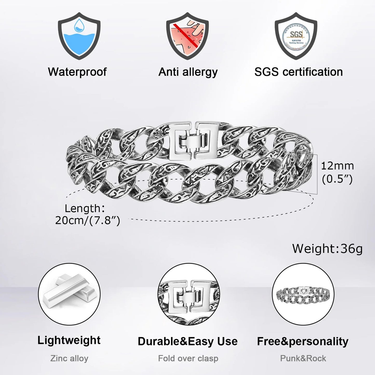 Edelstahl Armband "Catena Cubana Audace no.5212" - PITANI