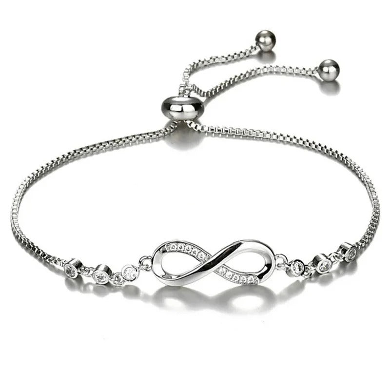 Edelstahl Unendlichkeit Armband "Cristallo infinito no.305" - PITANI