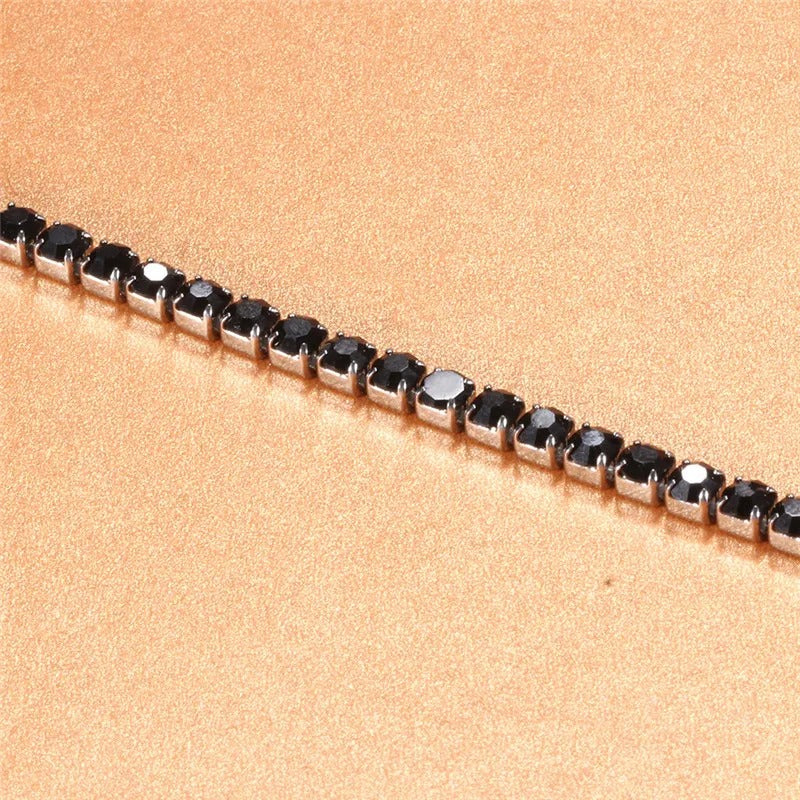 Edelstahl Glitzer Armband "Zircone Cubico Scintillante no.5217" - PITANI