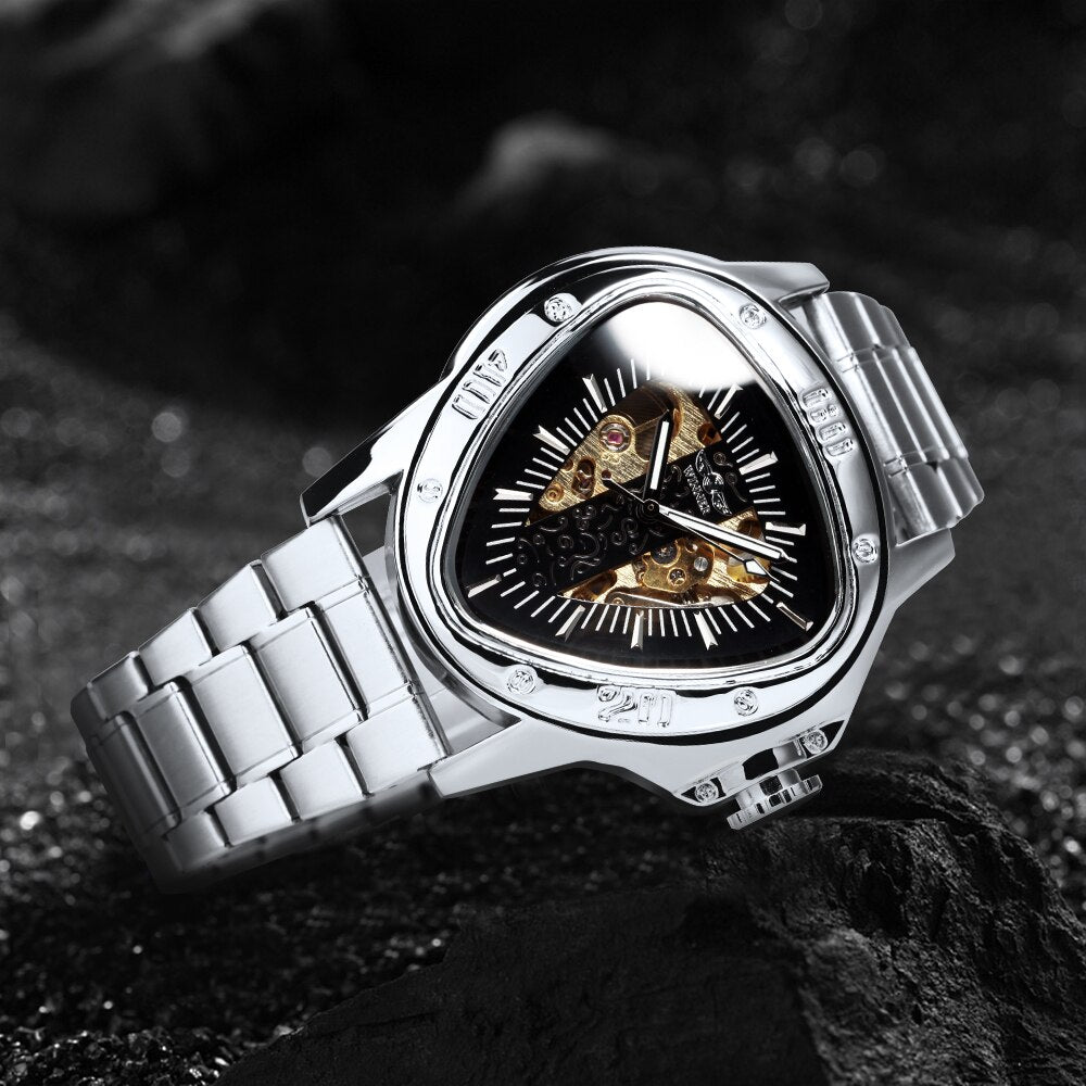 Edelstahl Automatik Armbanduhr "Irregolare no.419" - PITANI