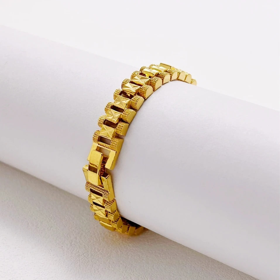 Edelstahl Armband "Bracciale Placcato Oro no.541" - PITANI