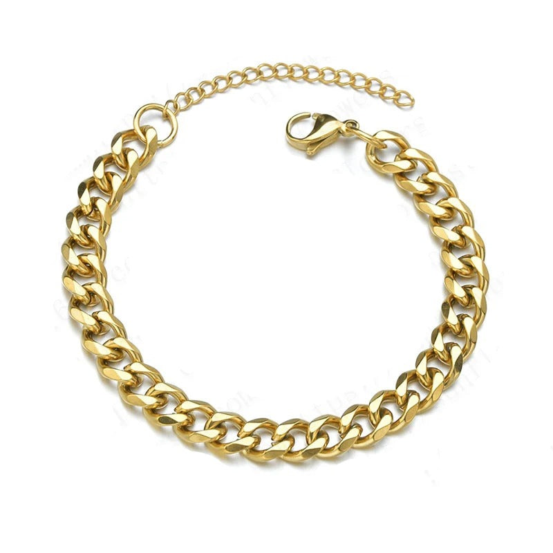 Edelstahl Armband "Bracciale a Catena Cubana no.524" - PITANI