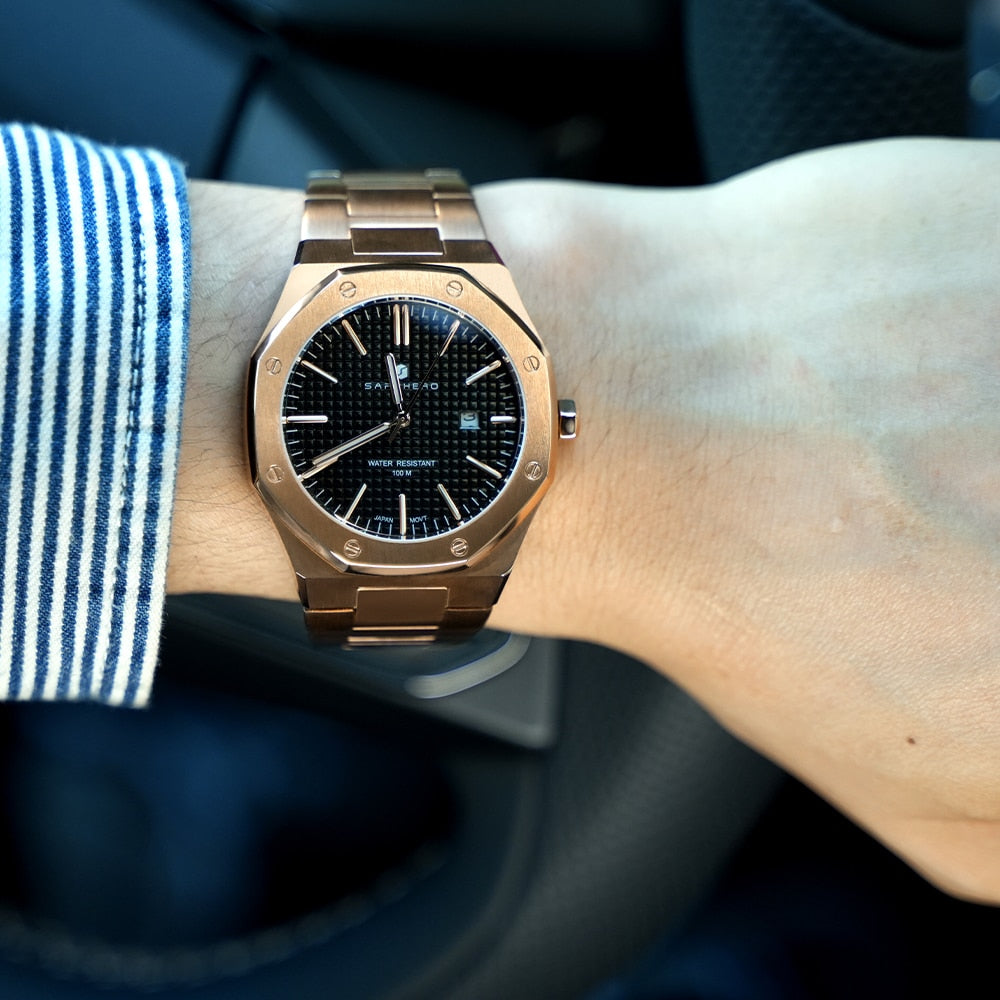 Edelstahl Armbanduhr "Ottagonale" - PITANI