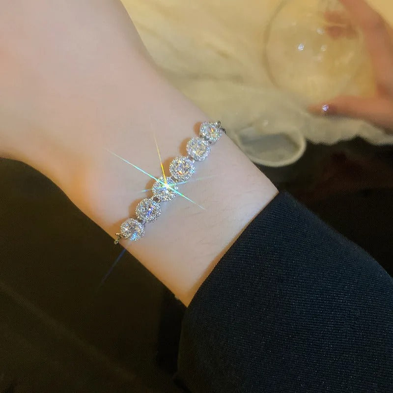 Edelstahl Glitzer Armband "Placcato di alta qualità no.516" - PITANI