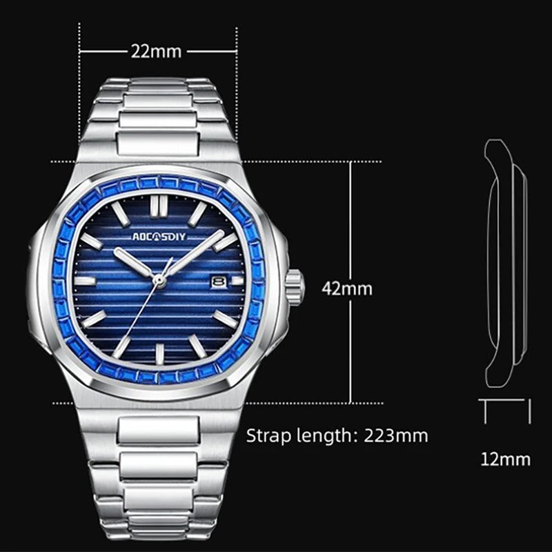 Edelstahl Armbanduhr "Orologio Luminoso no.356" - PITANI