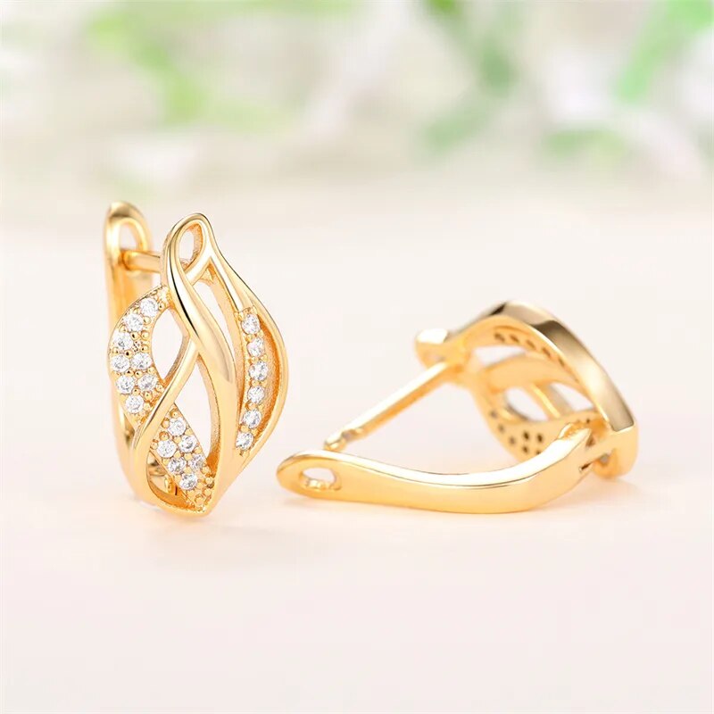 Edelstahl Ohrringe "Foglia no.617" - PITANI