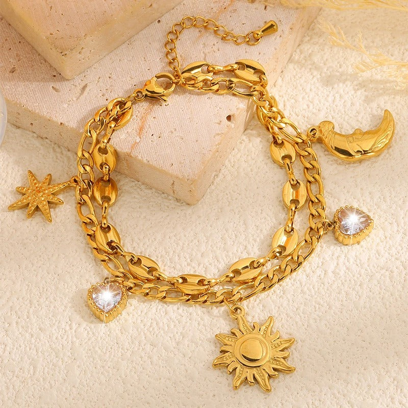Edelstahl Armband mit verschiedenen Motiven "Nuova Moda no.5303" - PITANI