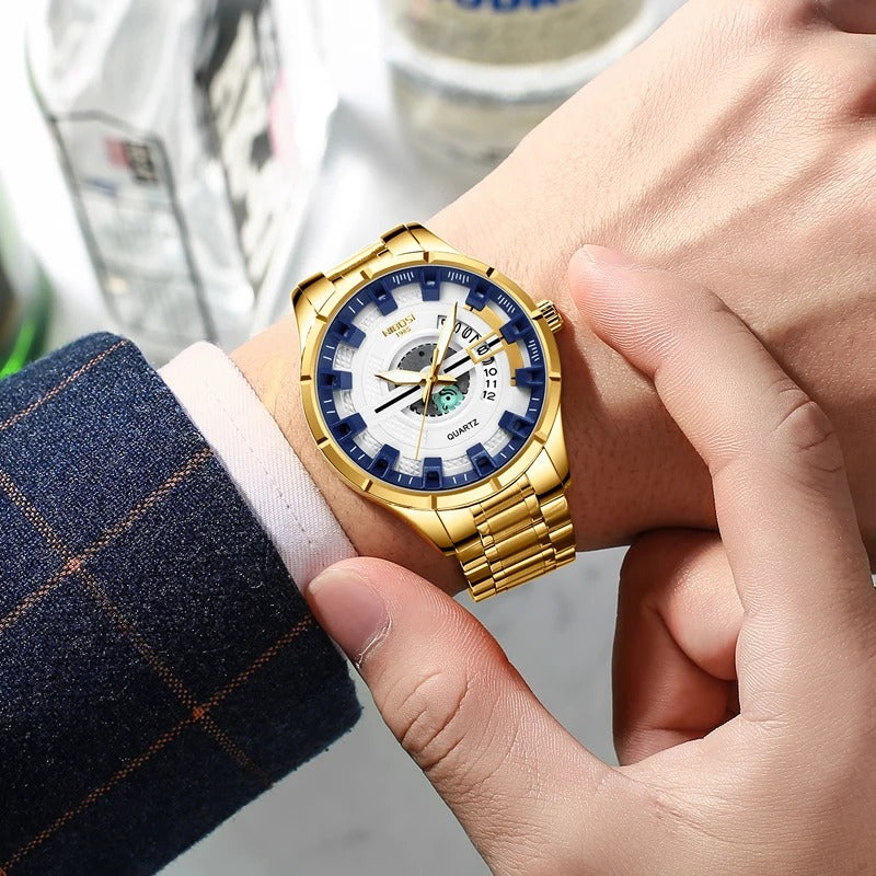 Edelstahl Armbanduhr "Orologio Oro Inox no.446" - PITANI